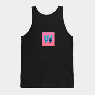 Letter W from roses Tank Top